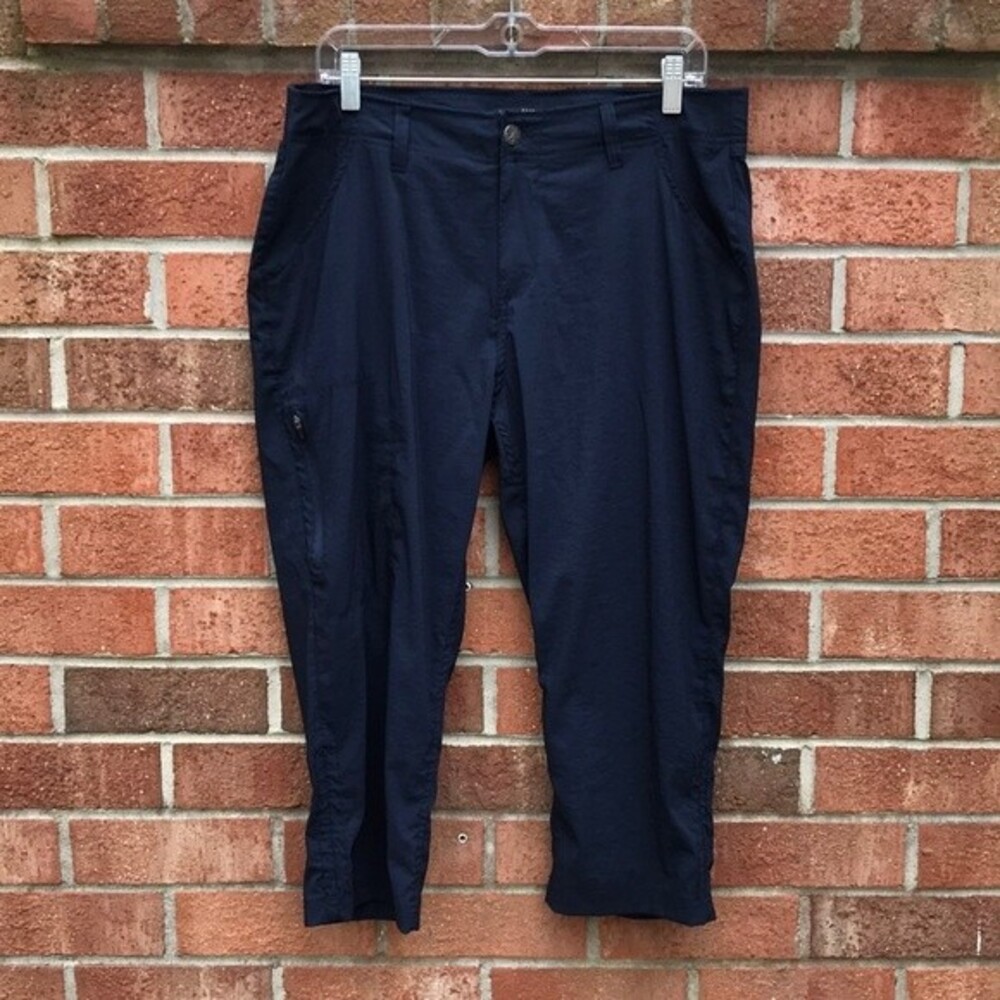 Khombu Cropped Hiking Pants sz L Dark Blue